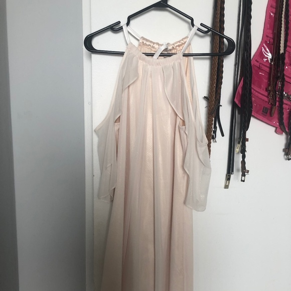Nude Pink Convertible Cocktail Dress - Picture 6 of 6